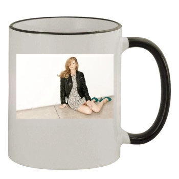 Anna Torv 11oz Colored Rim & Handle Mug