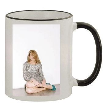 Anna Torv 11oz Colored Rim & Handle Mug