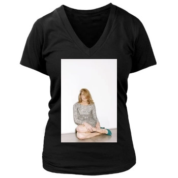 Anna Torv Women's Deep V-Neck TShirt