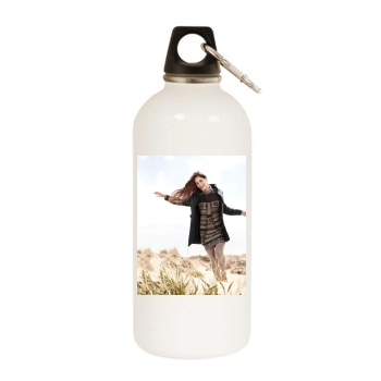 Ariadne Artiles White Water Bottle With Carabiner