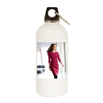 Ariadne Artiles White Water Bottle With Carabiner