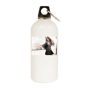 Ariadne Artiles White Water Bottle With Carabiner