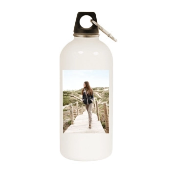 Ariadne Artiles White Water Bottle With Carabiner