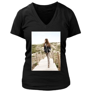 Ariadne Artiles Women's Deep V-Neck TShirt