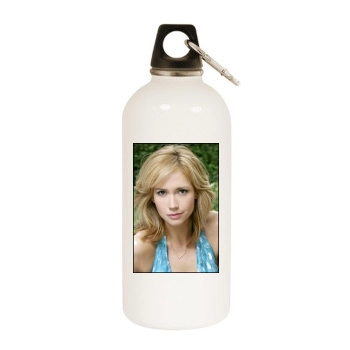 Ashley Jones White Water Bottle With Carabiner