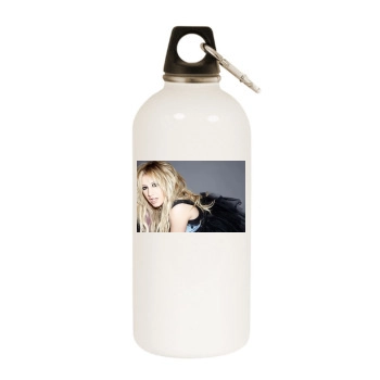 Ashley Tisdale White Water Bottle With Carabiner