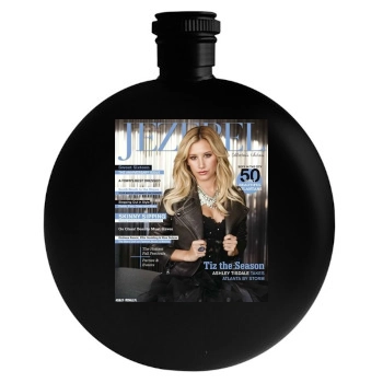 Ashley Tisdale Round Flask