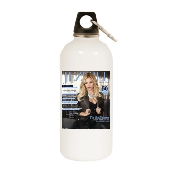 Ashley Tisdale White Water Bottle With Carabiner