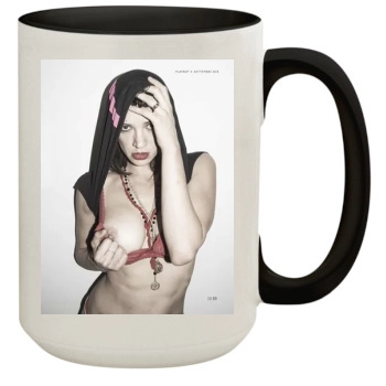 Asia Argento 15oz Colored Inner & Handle Mug