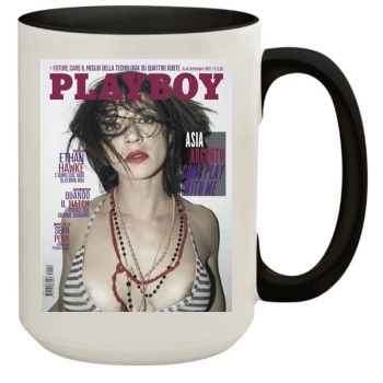 Asia Argento 15oz Colored Inner & Handle Mug