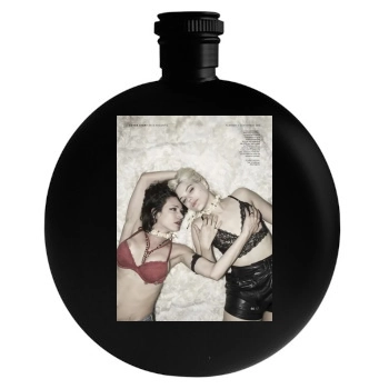 Asia Argento Round Flask