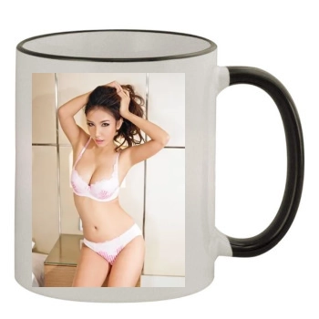 Atom Phakjira 11oz Colored Rim & Handle Mug