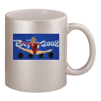 Shawn Johnson 11oz Metallic Silver Mug