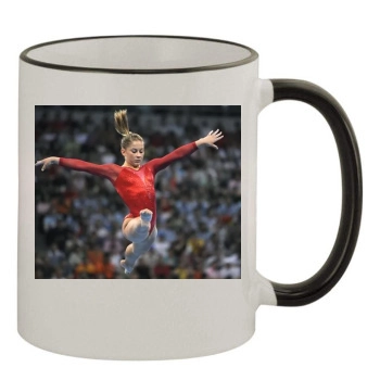 Shawn Johnson 11oz Colored Rim & Handle Mug