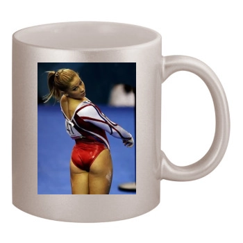 Shawn Johnson 11oz Metallic Silver Mug