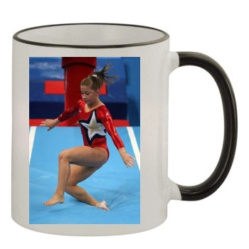 Shawn Johnson 11oz Colored Rim & Handle Mug