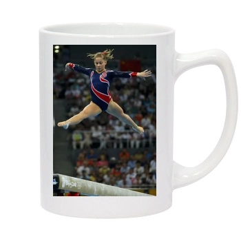 Shawn Johnson 14oz White Statesman Mug