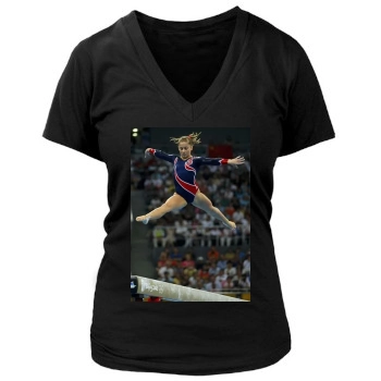 Shawn Johnson Women's Deep V-Neck TShirt