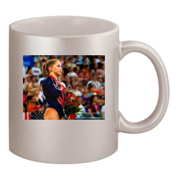 Shawn Johnson 11oz Metallic Silver Mug