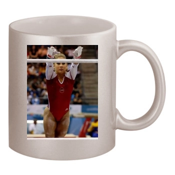 Shawn Johnson 11oz Metallic Silver Mug