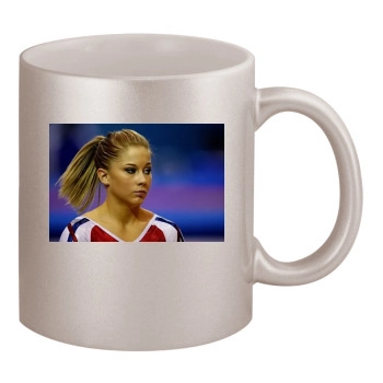 Shawn Johnson 11oz Metallic Silver Mug