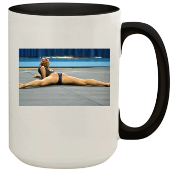 Shawn Johnson 15oz Colored Inner & Handle Mug