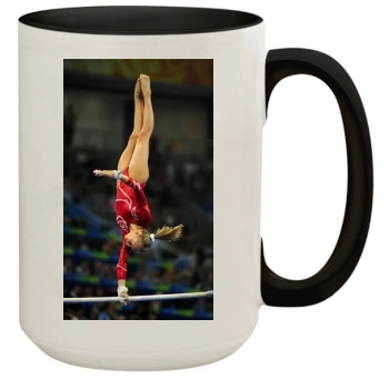 Shawn Johnson 15oz Colored Inner & Handle Mug