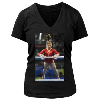 Shawn Johnson Women's Deep V-Neck TShirt