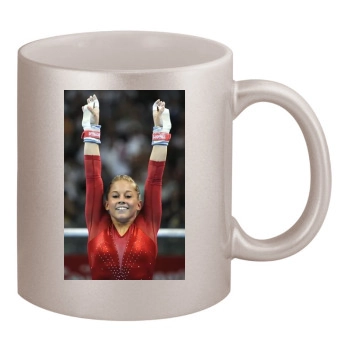 Shawn Johnson 11oz Metallic Silver Mug