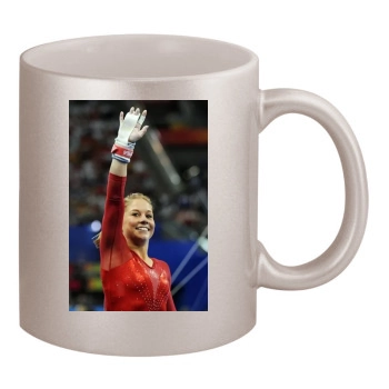 Shawn Johnson 11oz Metallic Silver Mug