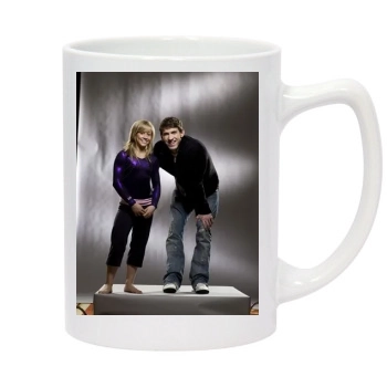 Shawn Johnson 14oz White Statesman Mug