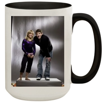 Shawn Johnson 15oz Colored Inner & Handle Mug