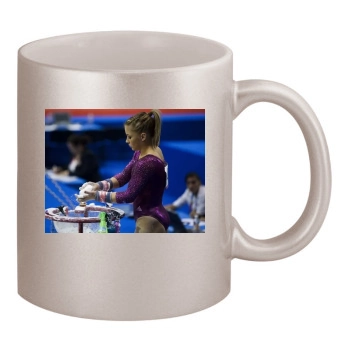 Shawn Johnson 11oz Metallic Silver Mug