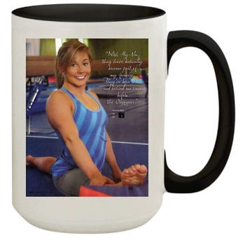 Shawn Johnson 15oz Colored Inner & Handle Mug