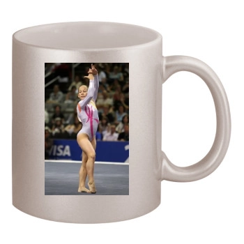 Shawn Johnson 11oz Metallic Silver Mug