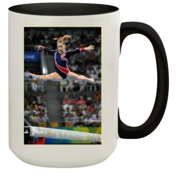 Shawn Johnson 15oz Colored Inner & Handle Mug