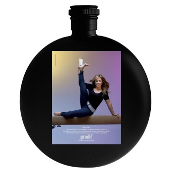 Shawn Johnson Round Flask