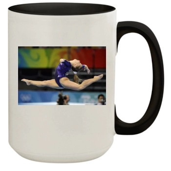 Shawn Johnson 15oz Colored Inner & Handle Mug