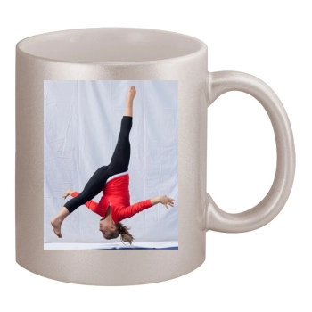 Shawn Johnson 11oz Metallic Silver Mug