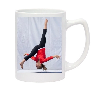 Shawn Johnson 14oz White Statesman Mug