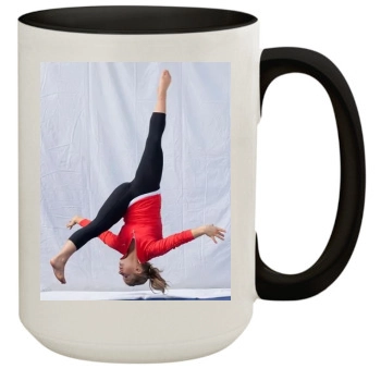 Shawn Johnson 15oz Colored Inner & Handle Mug