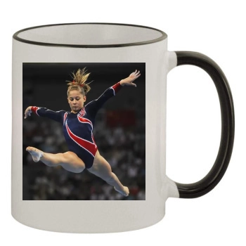 Shawn Johnson 11oz Colored Rim & Handle Mug