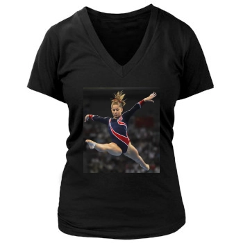 Shawn Johnson Women's Deep V-Neck TShirt