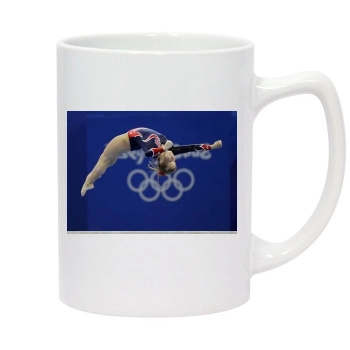 Shawn Johnson 14oz White Statesman Mug