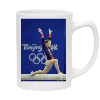 Shawn Johnson 14oz White Statesman Mug