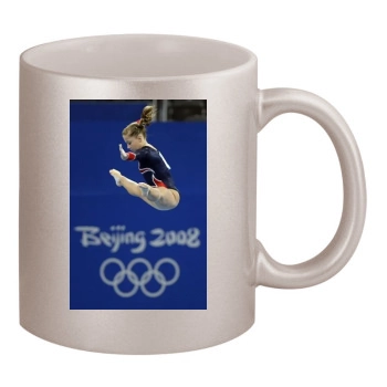 Shawn Johnson 11oz Metallic Silver Mug