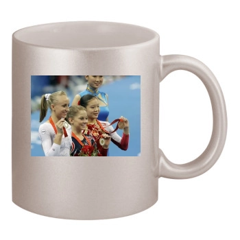 Shawn Johnson 11oz Metallic Silver Mug