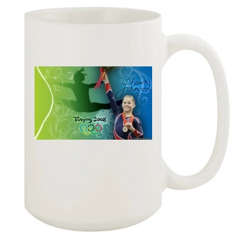 Shawn Johnson 15oz White Mug