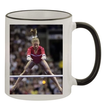 Shawn Johnson 11oz Colored Rim & Handle Mug