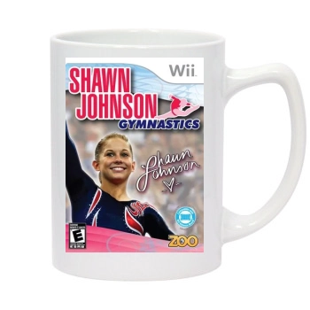 Shawn Johnson 14oz White Statesman Mug